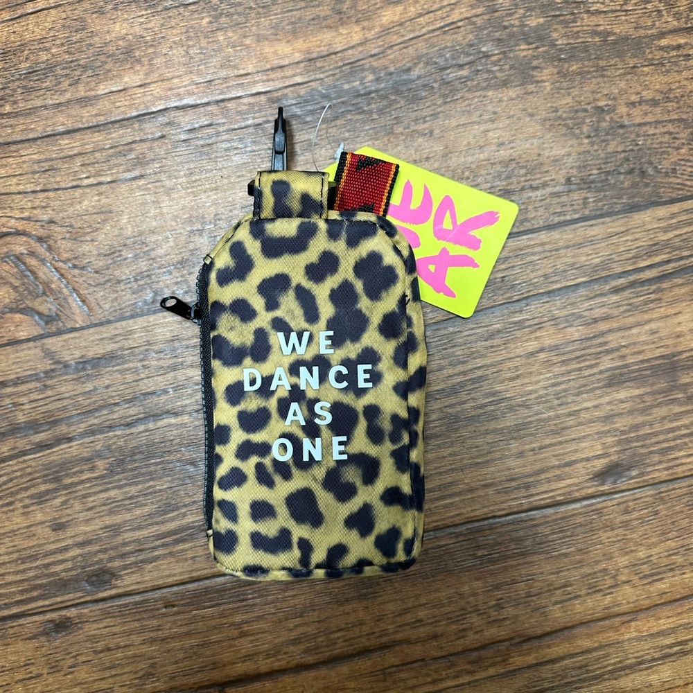 Zumba Fitness Leopard Print Crossbody Bag